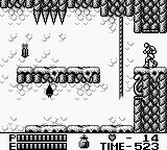 une photo d'Ã©cran de Castlevania 2 - Belmont s Revenge sur Nintendo Game Boy